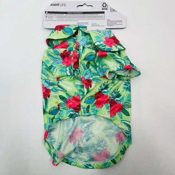 VIBRANT LIFE Pet Apparel Hawaiian Shirt Size Extra Small NWT For Dogs 5-10lbs - Picture 2 of 14